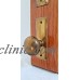 Old Style WALL DECOR BRASS DOOR KNOB PLAQUE - WALL HANGER - NICE!!!   173445096485
